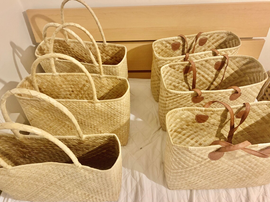 Handwoven Plain Native Bayong Bags Etsy