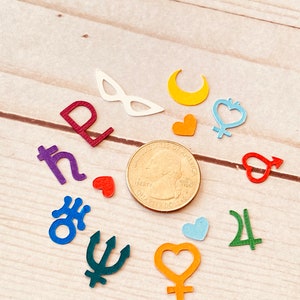 Fan Inspired Sailor Moon Confetti - Sailor Scout Party Confetti