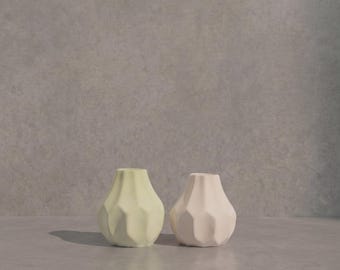 Geometric Diamond Plaster Diffuser Faceted Ornament Home Decoration Aesthetic Pastel Gift Idea Minimalist Organic Modern Air Refreshener
