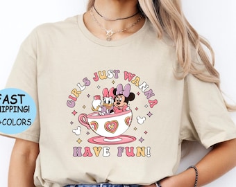 Minnie Daisy Summer Tee, Girls Just Wanna Have Fun Shirt