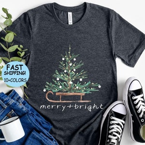 Christmas Shirts for Women, Funny Xmas Trees Sweatshirt, Merry Xmas Party Gift, Christmas Tree Shirt, Xmas Holiday Hoodie, Winter Trees Tee