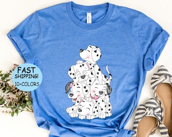 101 Dalmatian shirt, 101 Dalmatian Family sweatshirt, Women's and Men's 101 dalmatian Hoodie, Animal lover Dog shirt, Disney birthday Gift