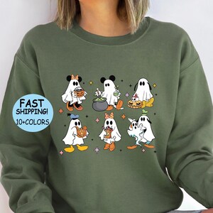 Disney Halloween Trip Sweatshirt,Mickey and Friends Characters Halloween Fall Shirt, Disney Spooky Halloween Tee, Disney Fall Pumpkin Hoodie