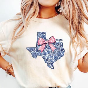 Comfort Colors Texas Floral Shirt: Wildflower State Tee