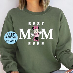Disney Best Mom Ever Shirt, Disney Minnie Moms Sweatshirt, Favorite Mom Tee, Mother’s Day Shirt, Mom Appreciation Shirt, Family Trip Hoodie
