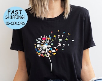 Dandelion Books-T-shirt: Bookworm Reading-T-shirt, leesgrage cadeau