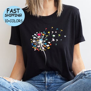 Dandelion Books Shirt, Bookworm Shirt, Reading Shirt, Bookish Gift, Librarian Shirt, Teacher Shirt, Gift for Book Lovers Tee, Student Shirt
