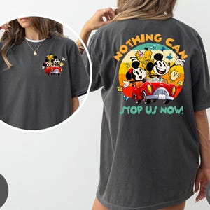 Comfort Colors Disney Mickey & Minnie&#39;s Runaway Railway Shirt, Nothing Can Stop Us Now Shirt, Disney Family Shirt, WDW Magic Kingdom Shirt