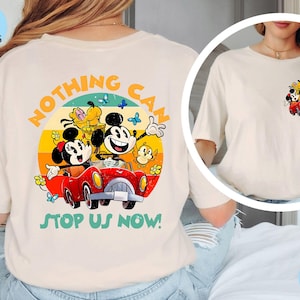 Disney Mickey & Minnie&#39;s Runaway Railway Shirt, Nothing Can Stop Us Now Shirt, Disney Family Shirt, WDW Magic Kingdom Shirt, Disneyland Gift