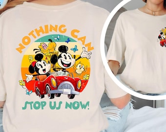 Camiseta Disney de Mickey y Minnie: El Ferrocarril Fugitivo, Nada Puede Detenernos, Camiseta Familiar Disney, Camiseta WDW Magic Kingdom, Regalo de Disneyland