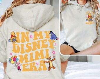ディズニー くまのプーさん ミミ スウェットシャツ、In My Disney Mimi Era、母の日ギフト、ディズニー ファミリー バケーション パーカー、プーさんと仲間たちのミミ