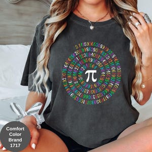 Comfort Colors Pi Day Shirt, Happy Pi Day shirt, Math Lover Shirt, Pi Symbol Tee, Pi Number shirt, Gift For Math Teacher, Funny Teacher Gift