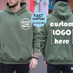 Logo Design Sweatshirt, Custom Compony Logo , Custom Logo Front and Back Hoodie, Personalized Logo Tee, Custom Brand Shirt, Custom logo here