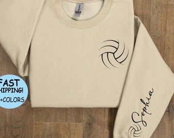 Personalized Volleyball Sweatshirt, Custom Volleyball Mom Shirt, Volleyball Mom Era, Game Day Volleyball Hoodie, Gift For Volleyball Player