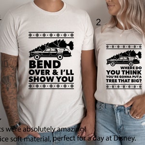 Funny Christmas Vacation Matching Couple T-Shirt