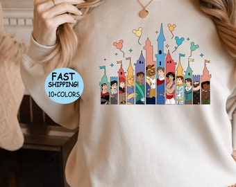 Camiseta del Castillo del Príncipe de Disney, sudadera de vacaciones de Disney, camiseta del Castillo de Disney, viaje del Príncipe de Disney, sudadera con capucha del Reino Mágico, regalo de Disney para niños