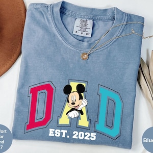 Comfort Colors Disney Mom shirt, Mickey Dad Shirt, Minnie Mom shirt, Disney Family Couple Trip shirt, Mothers day Gift, Father&#39;s day Gift