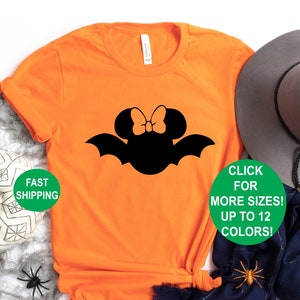 Disney Halloween Shirts, Disney Bat Shirts, Minnie Mickey Halloween Shirts, halloween family shirt, Minnie Bat Disney, Disney Halloween Tee