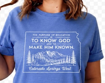 Custom Colorado map design Shirt, Geography Travel Shirt