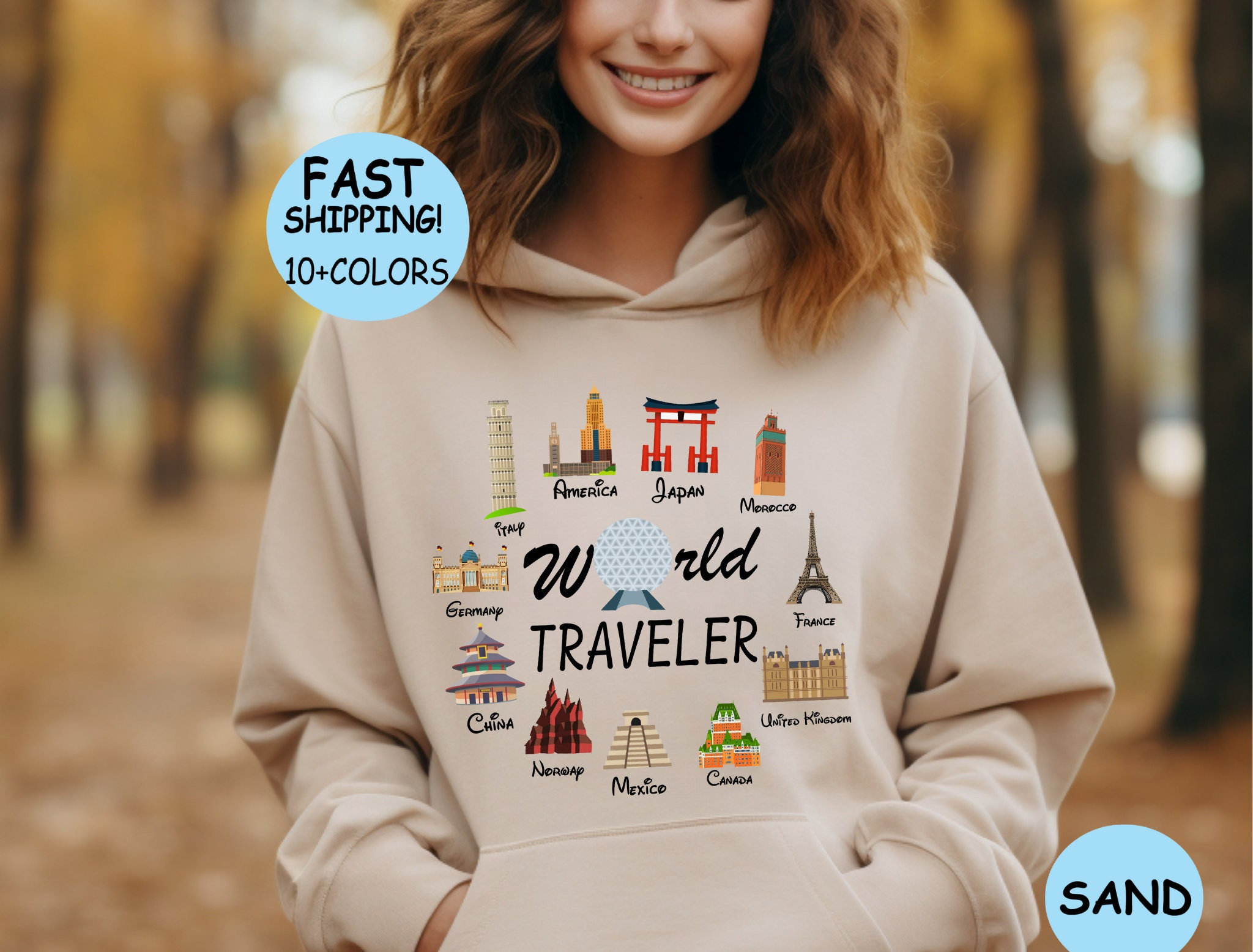 Disney Epcot World Traveler Shirt, Family Vacation Shirt,Disney Family Matching Tee, Disneyland Group Trip Tee, Disney World Adventure Shirt