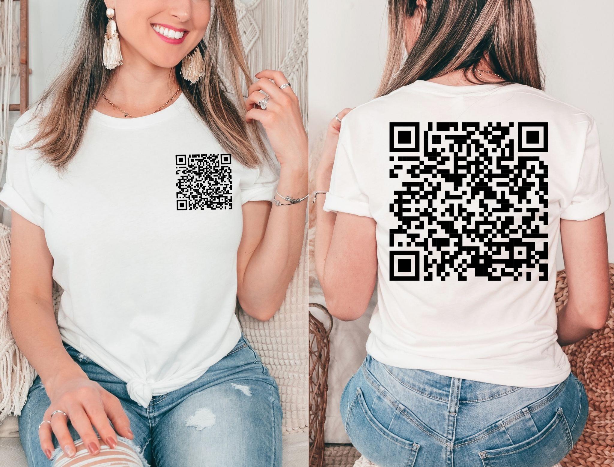 Qr code shirt - Etsy 日本