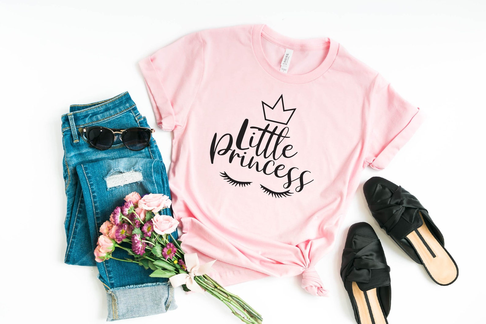 Little Princess Shirtprincess Shirt Shirt for Little Girls Etsy