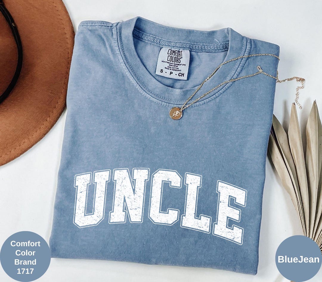 Comfort Colors Retro Uncle Shirt, Pregnancy Announcement for Uncle ...