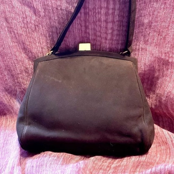 Vintage Bienen-Davis Brown Leather Hand Bag Purse… - image 3