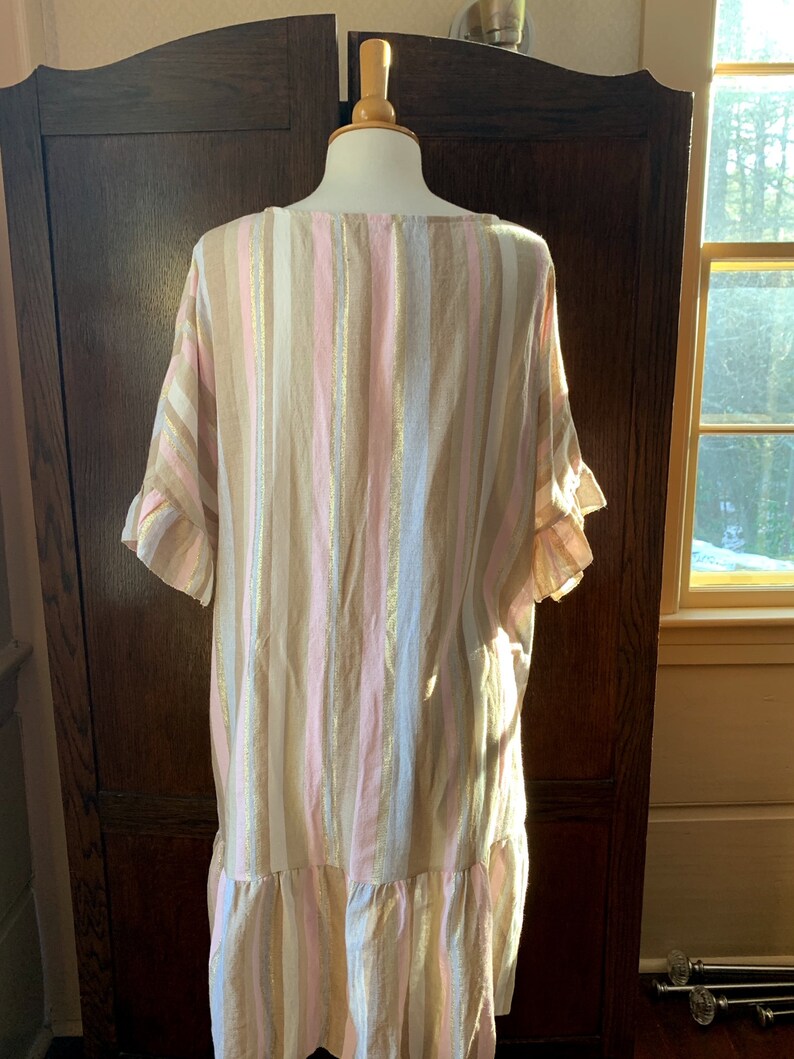Bellambra Italian Linen Shift Dress Swimsuit Coverup