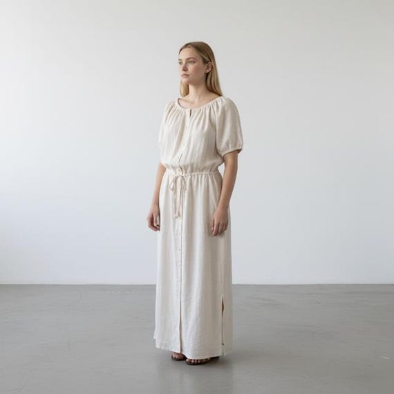 j crew linen shift dress NEW WITH TAGS J.Crew Pink One Shoulder Linen Shift Dress (XL)