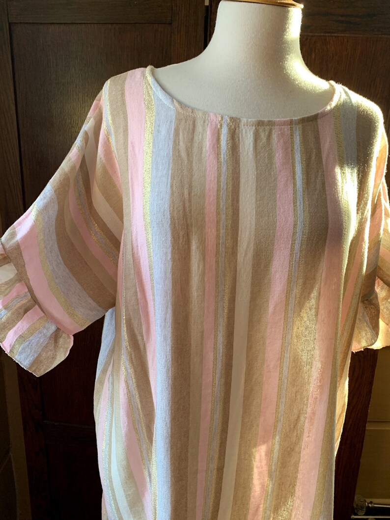 Bellambra Italian Linen Shift Dress Swimsuit Coverup