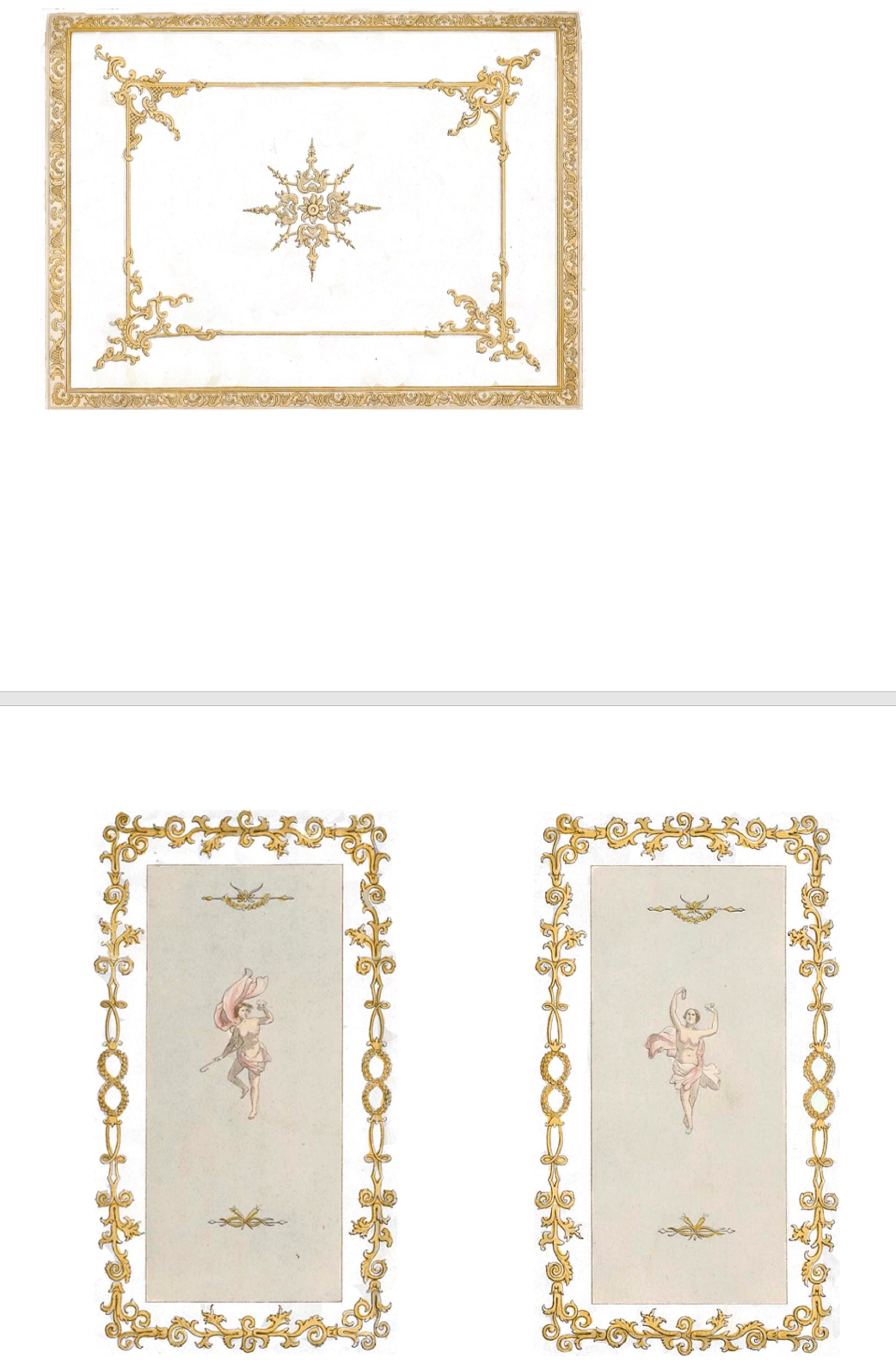 Miniature French Rococo Paneling 1:12 Scale, Pdf, Png, Cricut - Etsy