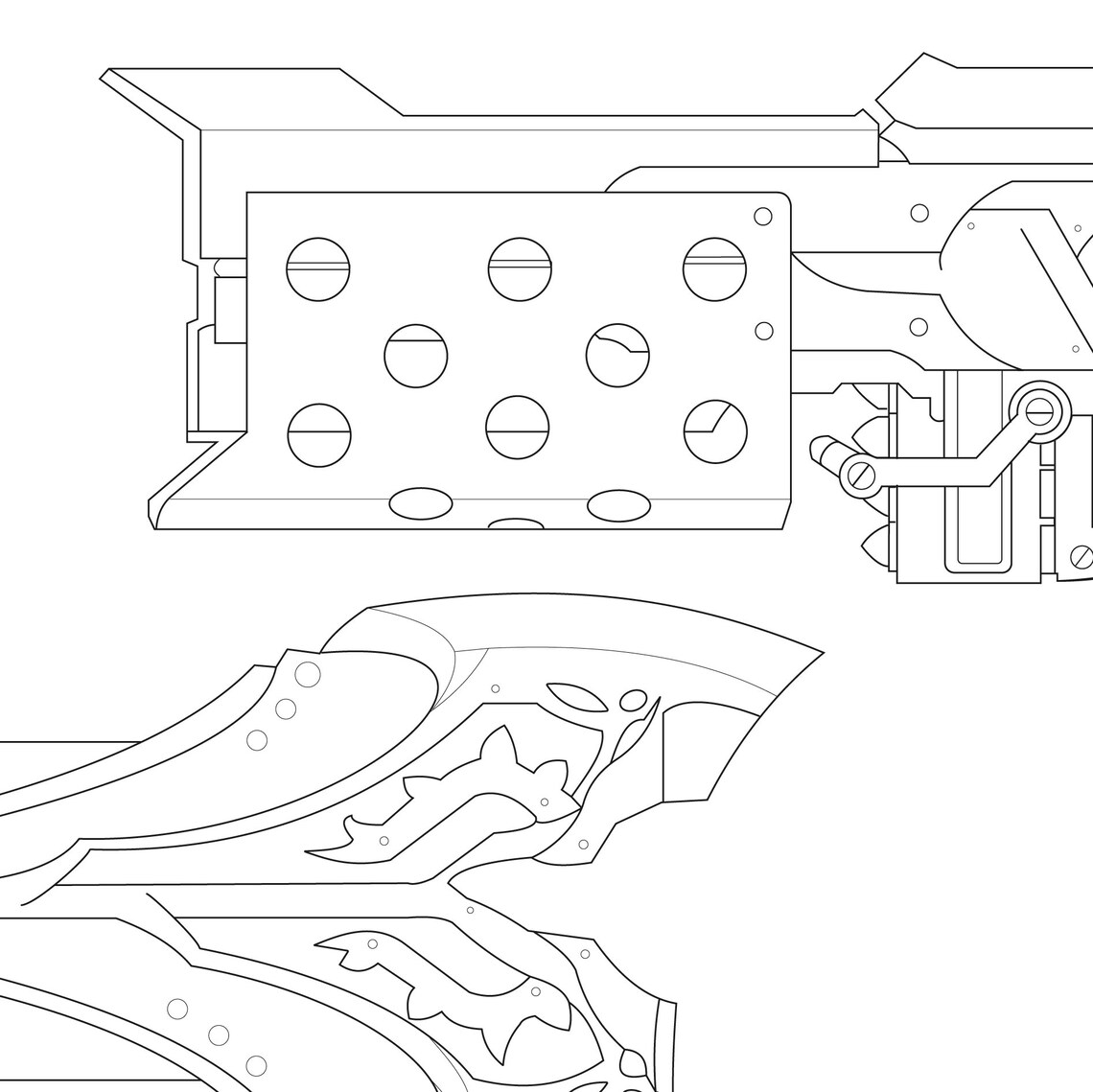 Samira Guns Holsters Blueprints League of Legends Etsy