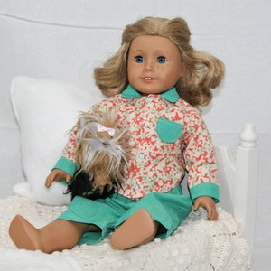 flannel pjs for American Girl doll