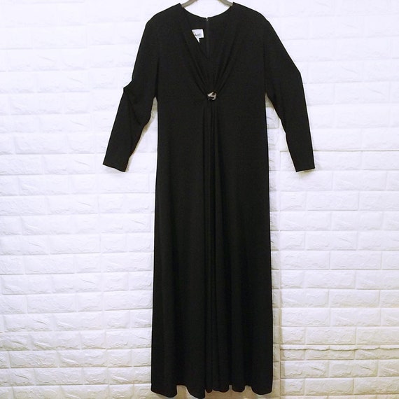 Vintage 60s-70s Fred Rothschild Maxi Hostess Dres… - image 2