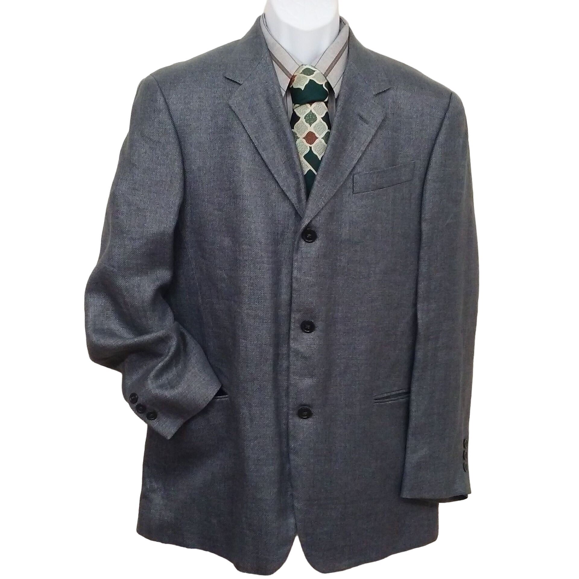 80-90s DONNA KARAN　Linen Over Jacket 80-90s DONNA KARAN Linen Over Jacket DONNA KARAN Vintage