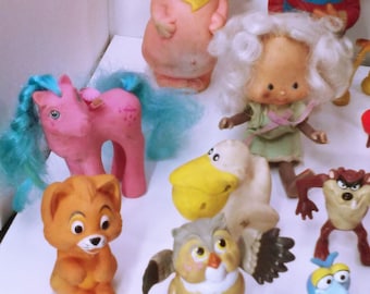 Lot of 27 Collection Vintage 70s-80s Toys Assorted