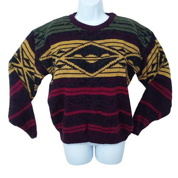 Vintage 80s High Sierra by Mervyn's Sweater Knit Women-xl(18 Vintage 80s High Sierra by Mervyn's Sweater Knit Women-xl(18