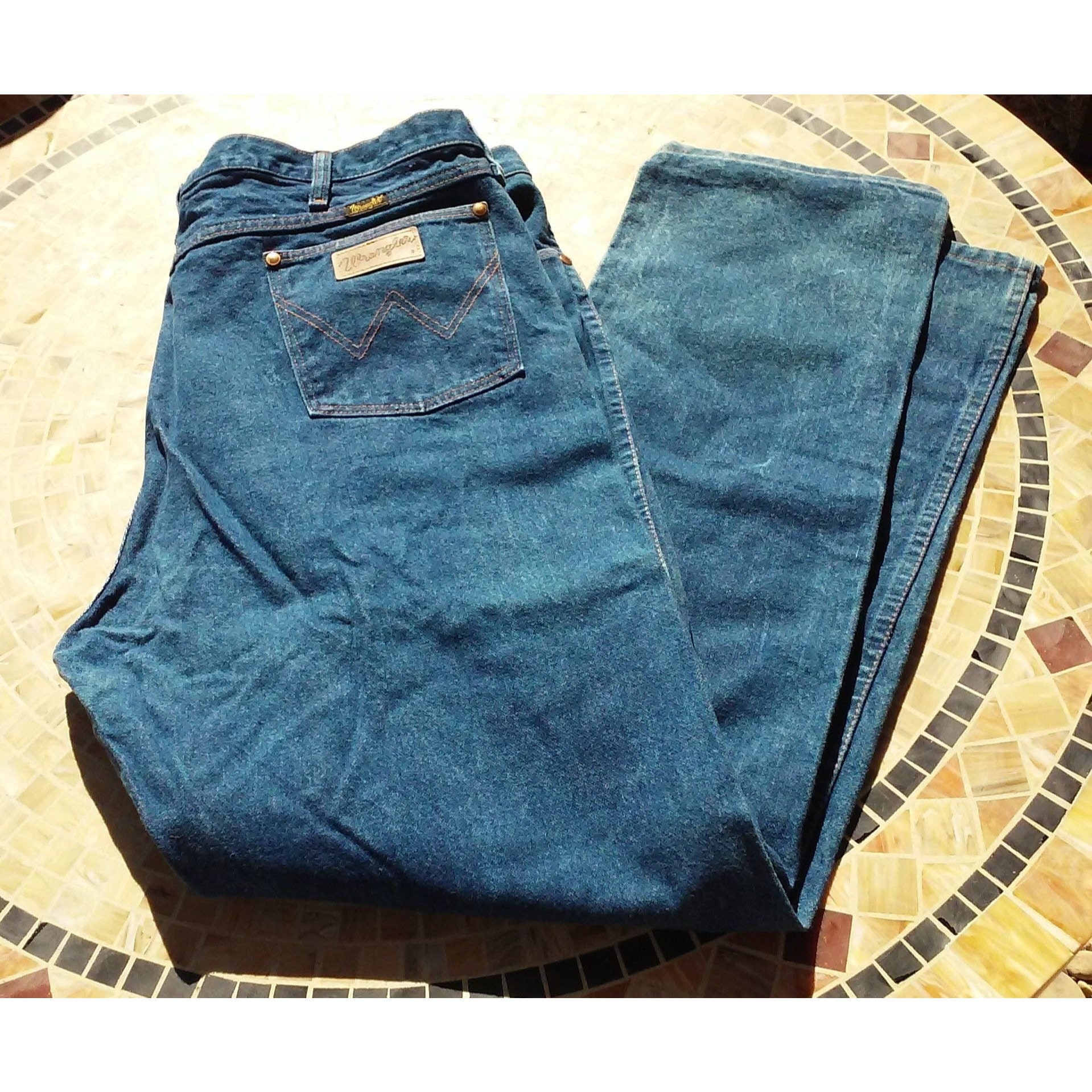 Vintage 1971 Wrangler Jeans Made in USA Workwear Denim Style: - Etsy  Singapore