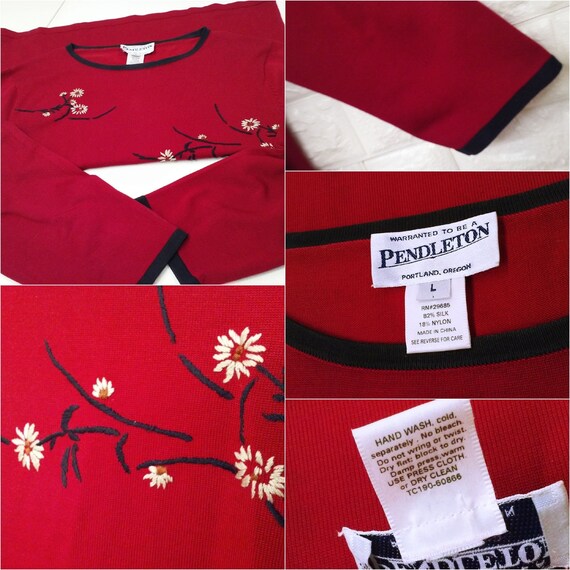 Vintage 90s Pendleton 2-pc Set Separates Ladies-L… - image 6