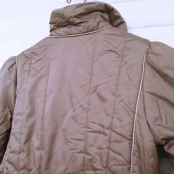 VTG 80s Chill Chasers Winter Puffy Duffle Coat Sz-m Shawl Collar Pockets  Toggles Zipper Stitching Detail -  Denmark