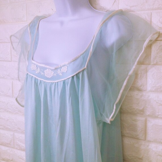 Vintage 60s-70s Spotlight USA-made Nightgown Baby… - image 4