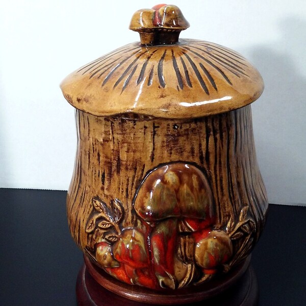 Mushroom Cookie Jar Etsy