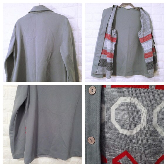 Vintage 60s-70s J.S.E. California Sweater Cardigan Sz-l Wing