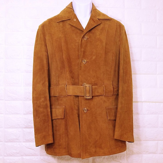Vtg CRIMO EXCLUSIVE suede leather jacket Sz 42 saf