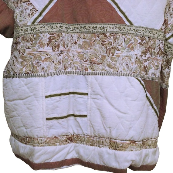 Vintage 80s Otello Pelle Korea Quilted Jacket Ladies-medium