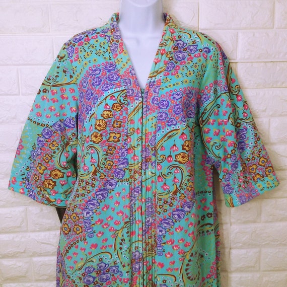 Vintage 60s-70s Sears 'Take A-Long' Dressing Gown… - image 3