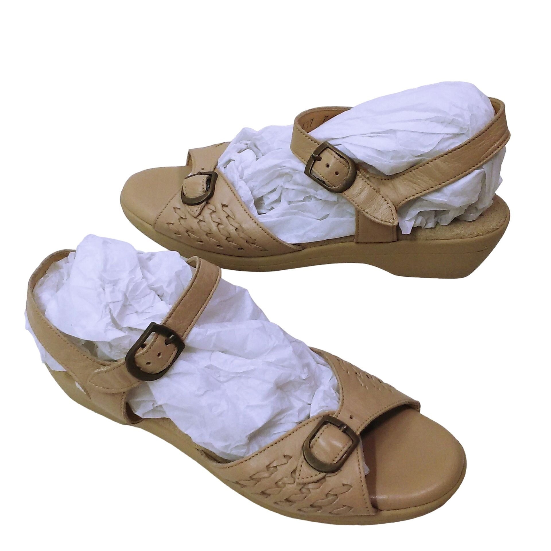 Vintage Sas-san Antonio Shoe Usa-made Soft Arch Leather