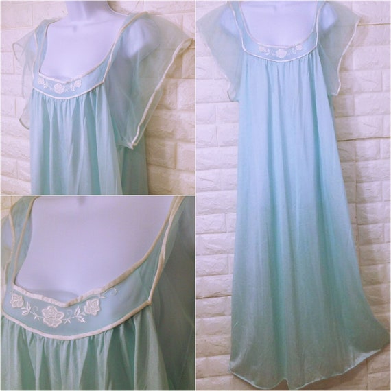 Vintage 60s-70s Spotlight USA-made Nightgown Baby… - image 1