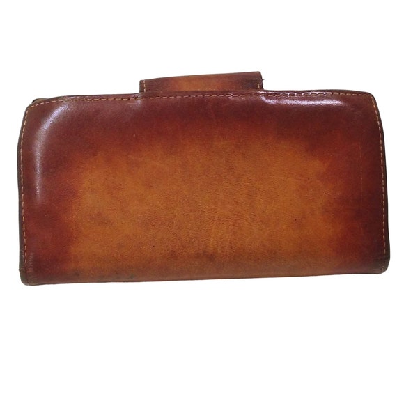 Vintage 70s-80s Levi Strauss & Co Leather Wallet … - image 3
